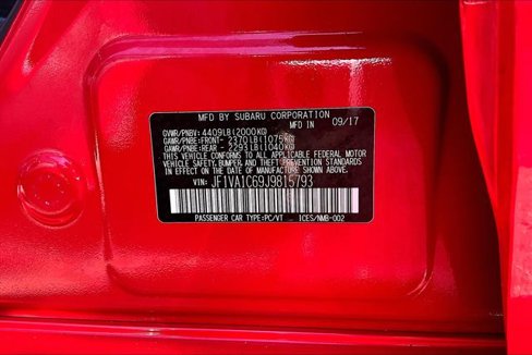 Used 2018 Subaru WRX Premium w/ Popular Package #1 image 27