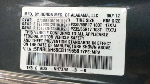Used 2012 Honda Odyssey EX-L image 39