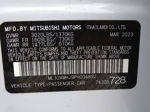 Used 2023 Mitsubishi Mirage image 13