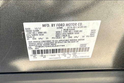 Used 2018 Ford Explorer XLT w/ Equipment Group 202A image 33