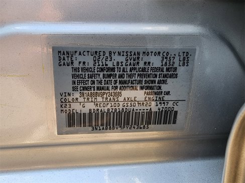 Used 2023 Nissan Sentra S image 27