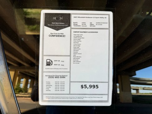 Used 2007 Mitsubishi Endeavor LS image 29