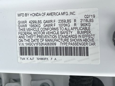 Used 2019 Honda Accord EX-L image 23