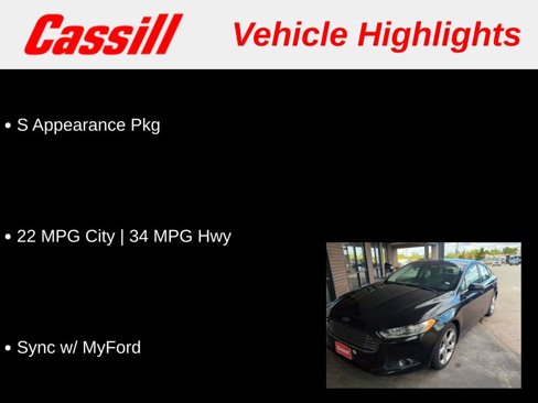 Used 2016 Ford Fusion S w/ Equipment Group 101A image 2