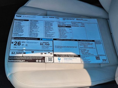 New 2024 Cadillac CT4 Premium Luxury w/ Climate Package image 18