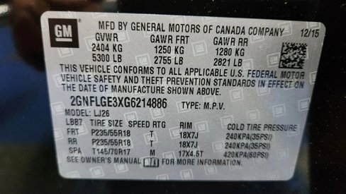 Used 2016 Chevrolet Equinox LTZ w/ Enhanced Convenience Package image 42