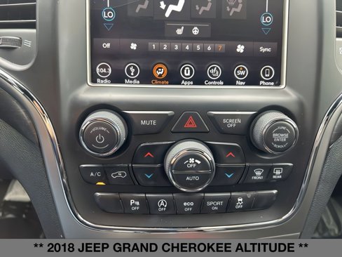 Used 2018 Jeep Grand Cherokee Altitude image 24