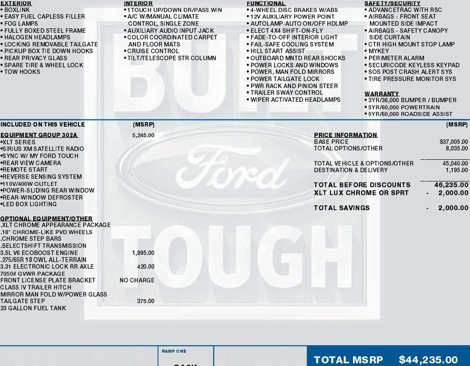 Used 2015 Ford F150 XLT w/ Equipment Group 302A Luxury image 2