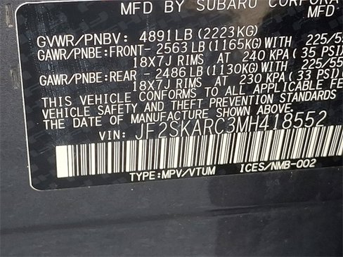 Used 2021 Subaru Forester Sport w/ Popular Package #2 image 29