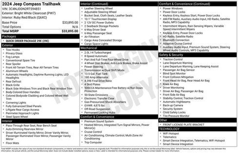 Used 2024 Jeep Compass Trailhawk image 10