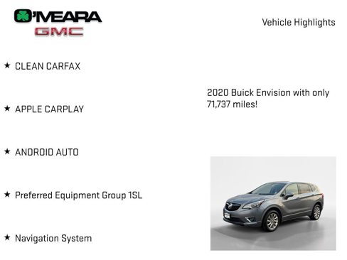 Used 2020 Buick Envision Essence image 7