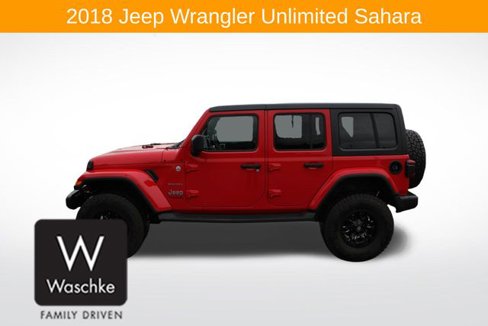 Used 2018 Jeep Wrangler Unlimited Sahara image 4
