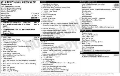 Used 2016 RAM ProMaster City Tradesman image 6