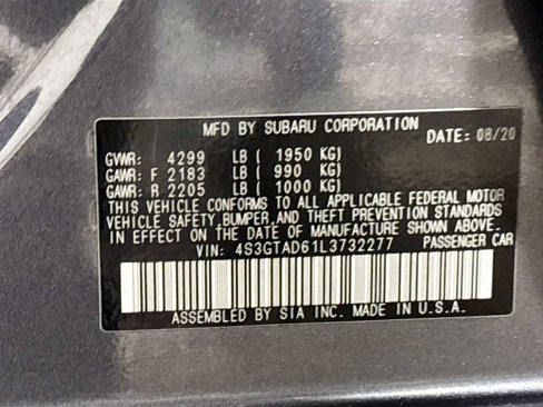 Certified 2020 Subaru Impreza 2.0i Premium w/ Popular Package #2 image 26