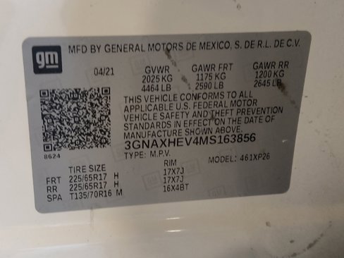 Used 2021 Chevrolet Equinox LS image 33