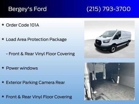 Certified 2022 Ford Transit 250 Low Roof w/ Load Area Protection Package image 4