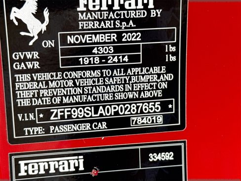 Certified 2023 Ferrari 296 GTB image 26