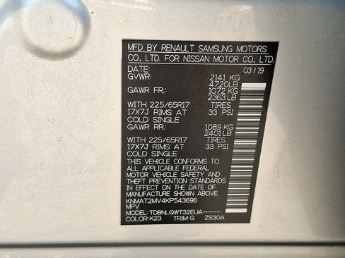 Used 2019 Nissan Rogue SV image 25