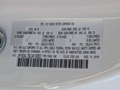 Used 2020 MAZDA MX-5 Miata RF Club image 36