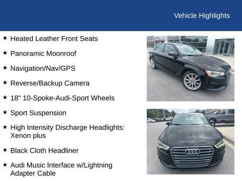 Used 2016 Audi A3 1.8T Premium w/ Audi MMI Navigation Plus image 7