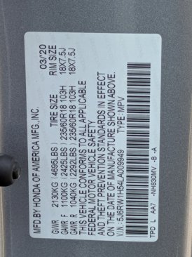 Certified 2020 Honda CR-V EX image 25