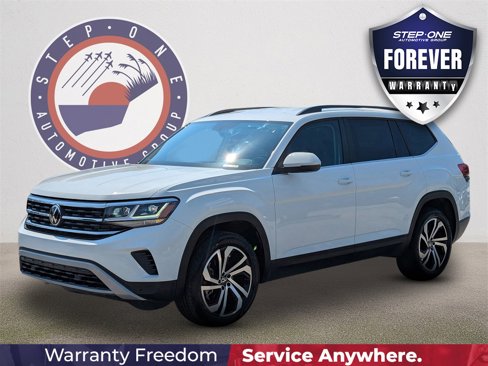 Certified 2023 Volkswagen Atlas SE w/ Black Wheel Package image 1