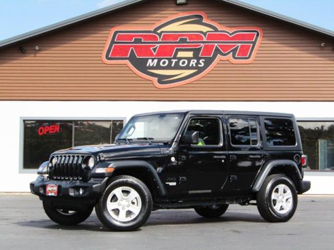 Used 2021 Jeep Wrangler Unlimited Sport w/ Uconnect 4C Nav & Sound Group image 2