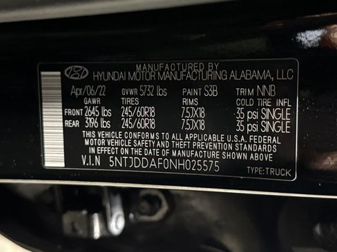 Used 2022 Hyundai Santa Cruz SEL Premium image 30