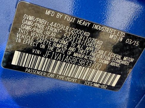 Used 2015 Subaru WRX image 27