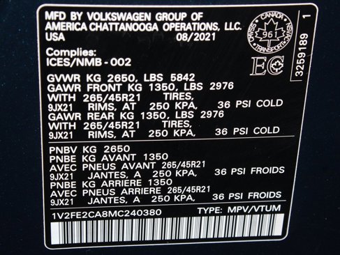 Used 2021 Volkswagen Atlas Cross Sport SEL Premium image 72