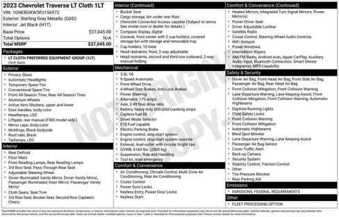 Used 2023 Chevrolet Traverse LT image 2