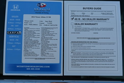Used 2024 Nissan Altima 2.5 SR image 19