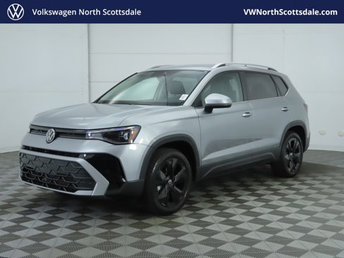 Certified 2025 Volkswagen Taos SE w/ Black Wheel Package image 1