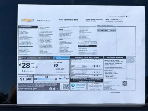 Used 2023 Chevrolet Equinox RS image 28