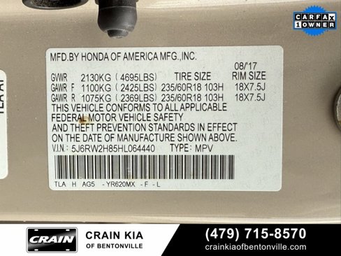 Used 2017 Honda CR-V EX-L image 34