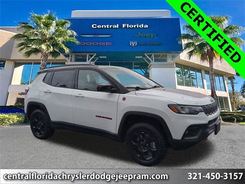 Certified 2023 Jeep Compass Trailhawk w/ Sun and Sound Group image 1