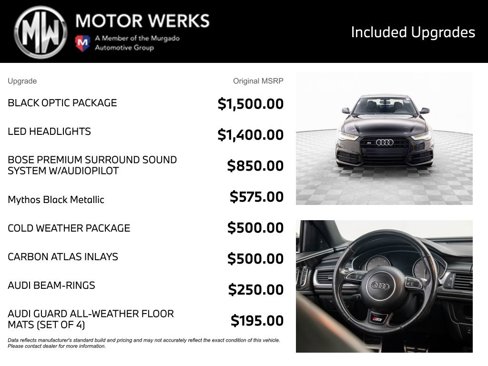 Used 2016 Audi S6 Premium Plus w/ Black Optic Package image 4