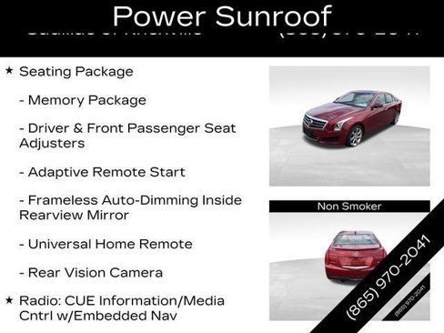 Used 2014 Cadillac ATS Luxury w/ Sun And Sound Package image 32