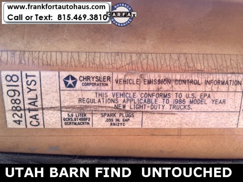 Used 1986 Dodge D/W Truck 150 image 56