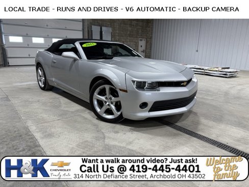 Used 2015 Chevrolet Camaro LT w/ RS Package image 1