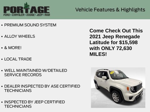 Used 2021 Jeep Renegade Latitude w/ Convenience Group image 13