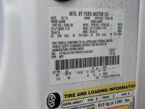 Used 2017 Ford Expedition Limited w/ Equipment Group 301A image 15