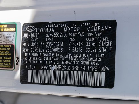 Used 2019 Hyundai Santa Fe XL SE w/ SE Premium Package 02 image 36