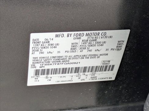 Used 2015 Ford Explorer Limited w/ Equipment Group 301A image 26