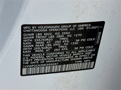 Used 2021 Volkswagen Atlas SE image 29