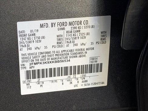 Used 2019 Ford Edge Titanium w/ Equipment Group 301A image 26