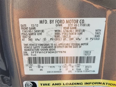 Used 2013 Ford F150 XLT w/ XLT Chrome Pkg image 7