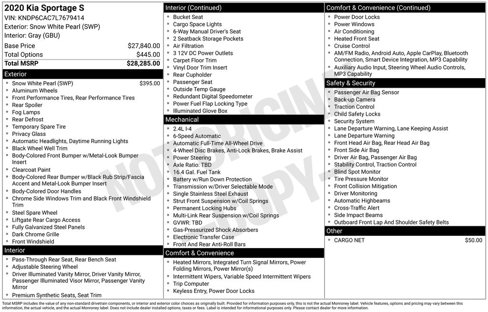 Used 2020 Kia Sportage S image 30
