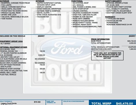 Used 2018 Ford F150 XLT w/ FX4 Off-Road Package image 2