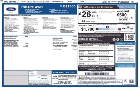 Used 2023 Ford Escape ST-Line Select image 35